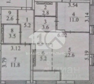 Продается 3-комн. квартира, 68,3 м²