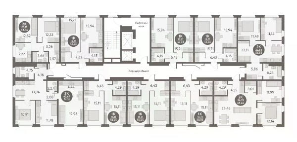 Продается 3-комн. квартира, 74,31 м²
