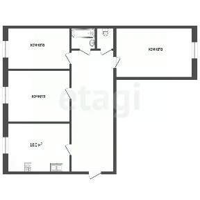 Продается 3-комн. квартира, 63,5 м²