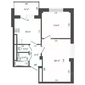 Продается 2-комн. квартира, 50,1 м²