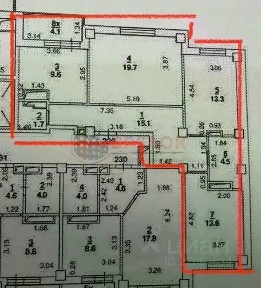 Продается 3-комн. квартира, 77,5 м²