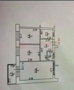 Продается 2-комн. квартира, 53 м²