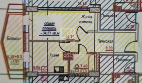 Продается 1-комн. квартира, 37 м²