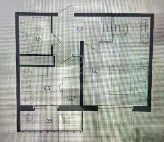 Продается 1-комн. квартира, 36 м²