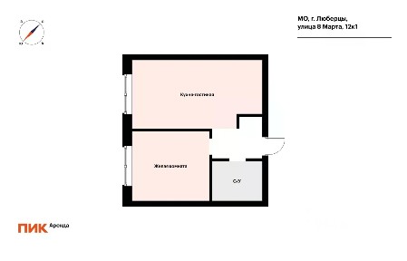 Сдается 2-комн. квартира, 39,5 м²