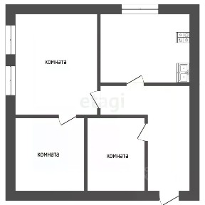 Продается 1-этажный дом, 45,6 м²