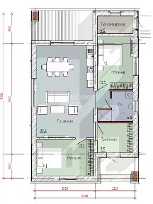 Продается 1-этажный дом, 90 м²