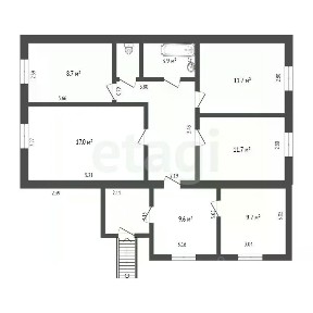 Продается 1-этажный дом, 64,4 м²