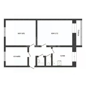 Продается 3-комн. квартира, 62,5 м²