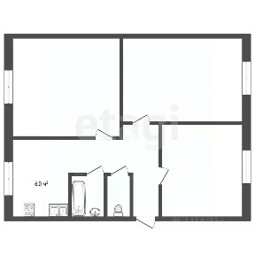 Продается 3-комн. квартира, 63,9 м²