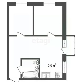 Продается 3-комн. квартира, 51,7 м²