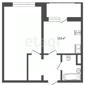 Продается 1-комн. квартира, 40,5 м²