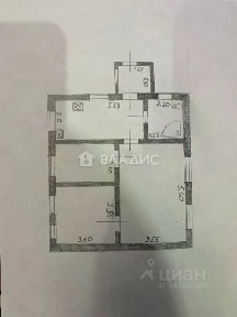 Продается 1-этажный дом, 55 м²
