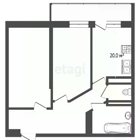 Продается 2-комн. квартира, 56,2 м²