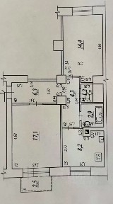 Продается 2-комн. квартира, 54,4 м²