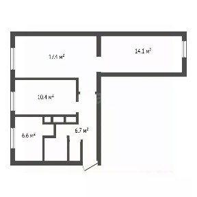 Продается 3-комн. квартира, 59,6 м²