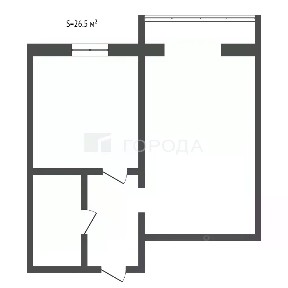 Продается 1-комн. квартира, 26,5 м²