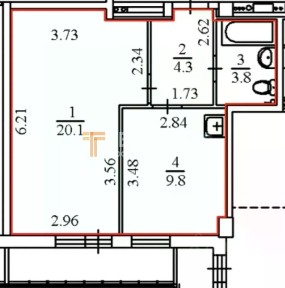 Продается 1-комн. квартира, 38 м²
