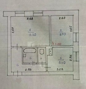 Продается 2-комн. квартира, 47 м²