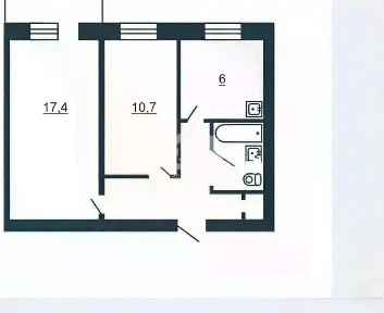 Продается 2-комн. квартира, 43,8 м²
