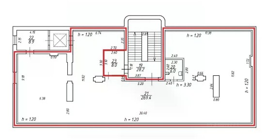 Сдается помещение свободного назначения, 275 м²