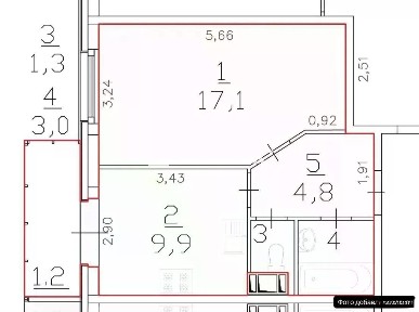 Продается 1-комн. квартира, 36 м²
