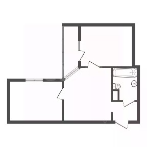 Продается 2-комн. квартира, 45,3 м²