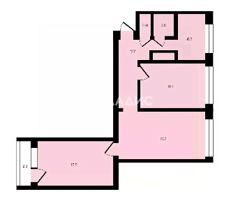 Продается 3-комн. квартира, 59,6 м²