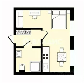 Продается студия, 23,2 м²