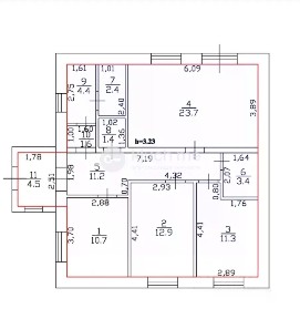 Продается 1-этажный дом, 94,6 м²