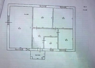 Продается 1-этажный дом, 110 м²