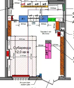Сдается торговая площадь, 12 м²