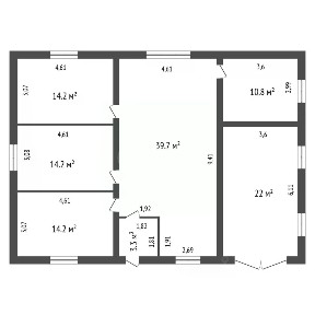 Продается 1-этажный дом, 126,4 м²