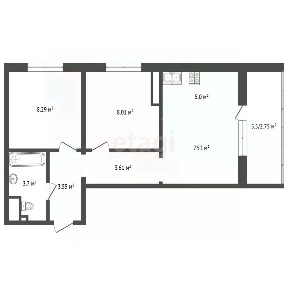 Продается 2-комн. квартира, 39,8 м²