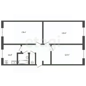 Продается 3-комн. квартира, 61 м²