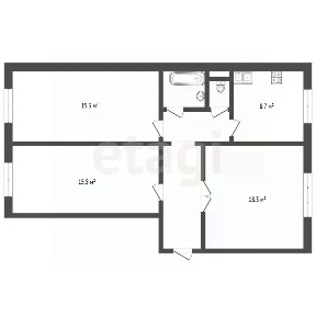 Продается 3-комн. квартира, 72,8 м²