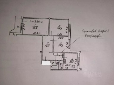 Сдается 3-комн. квартира, 75 м²