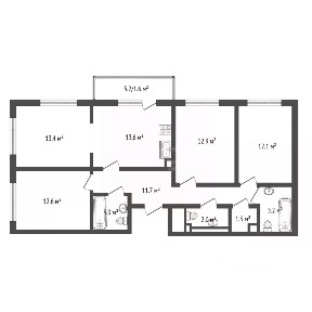 Продается 4-комн. квартира, 89,2 м²