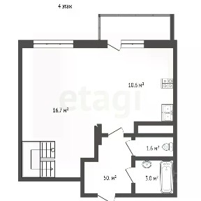 Продается 3-комн. квартира, 69 м²