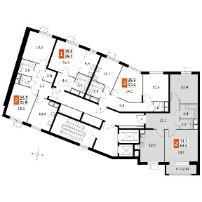 Продается 2-комн. квартира, 63,9 м²