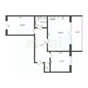 Продается 2-комн. квартира, 67,4 м²