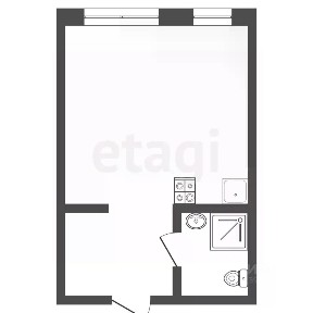 Продается студия, 28,7 м²