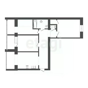 Продается 2-комн. квартира, 74,7 м²