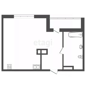 Продается студия, 29,14 м²