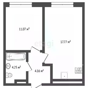Продается 1-комн. квартира, 36,4 м²