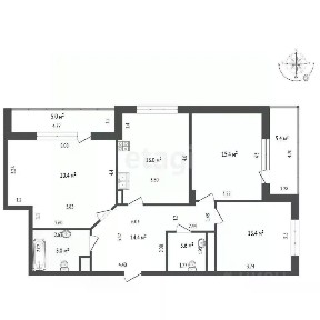 Продается 3-комн. квартира, 88 м²