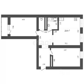 Продается 2-комн. квартира, 74,2 м²