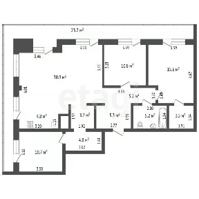 Продается 3-комн. квартира, 100,5 м²