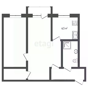 Сдается 2-комн. квартира, 44,1 м²