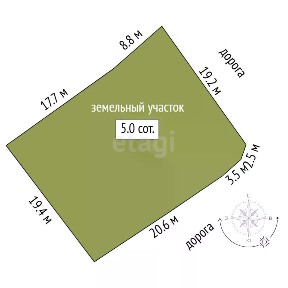 Продается 2-этажный дом, 40 м²